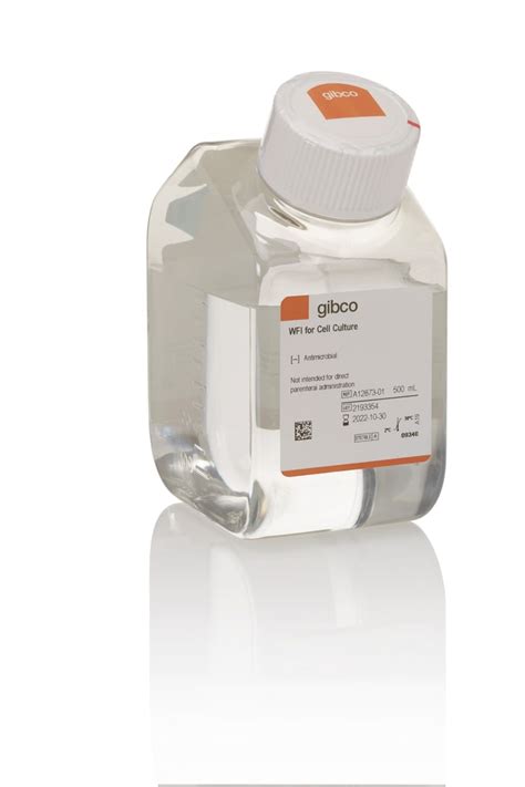 gibco cell culture water|Water For Injection (WFI) for Cell Culture